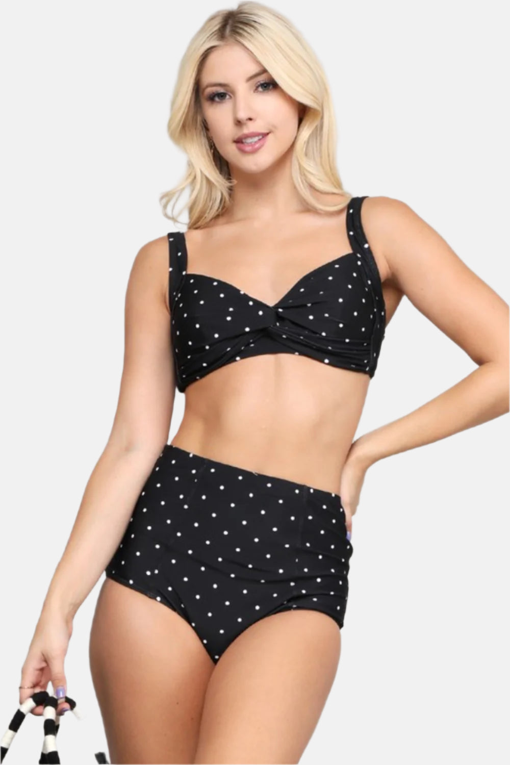 Take A Dip Twisted High-Rise Bikini Set
