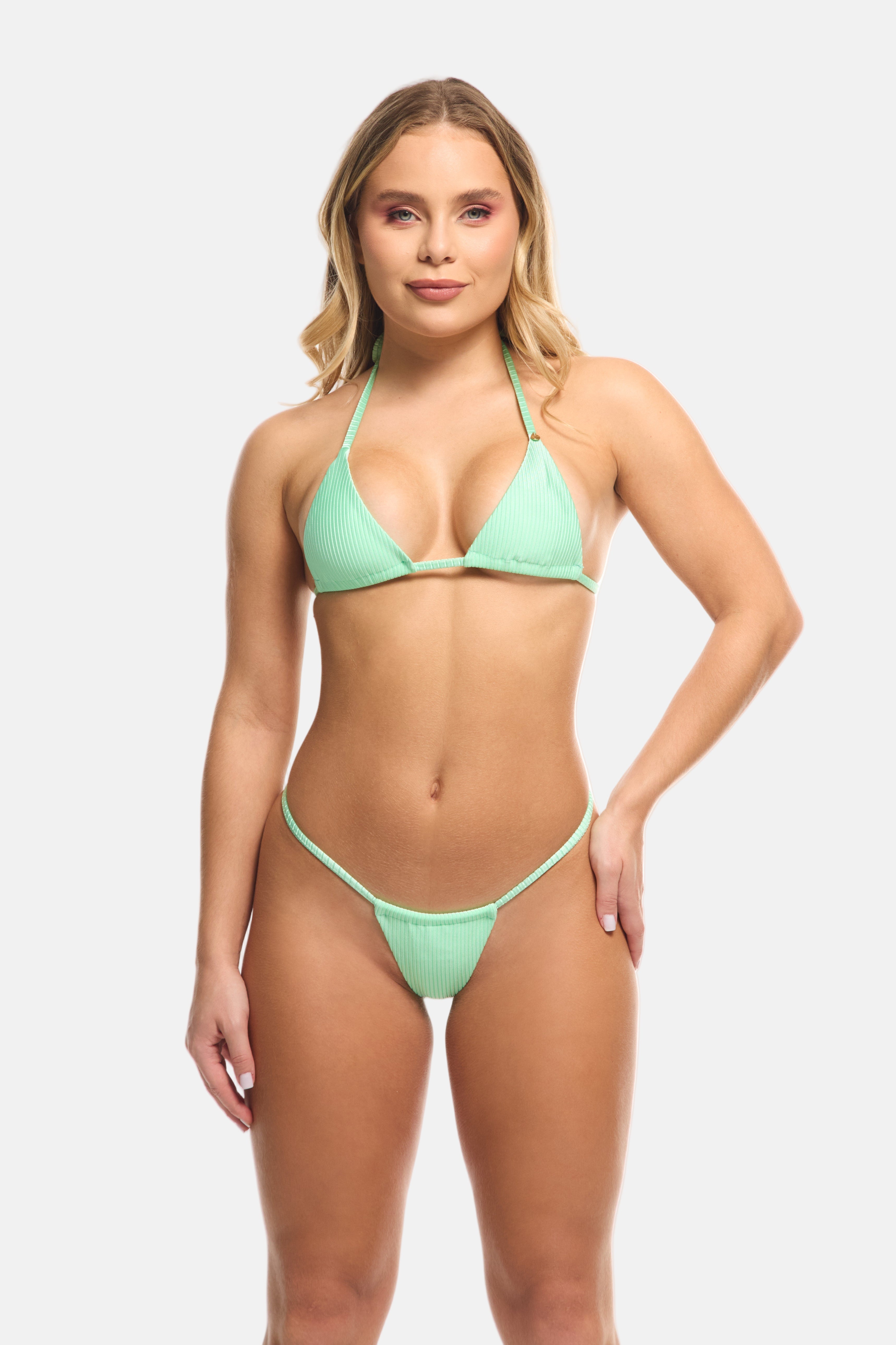 Micro Bikini Bottom Mint Green