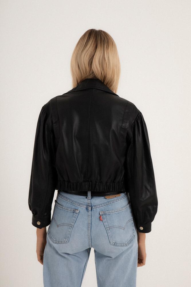 Puffy Biker Jacket
