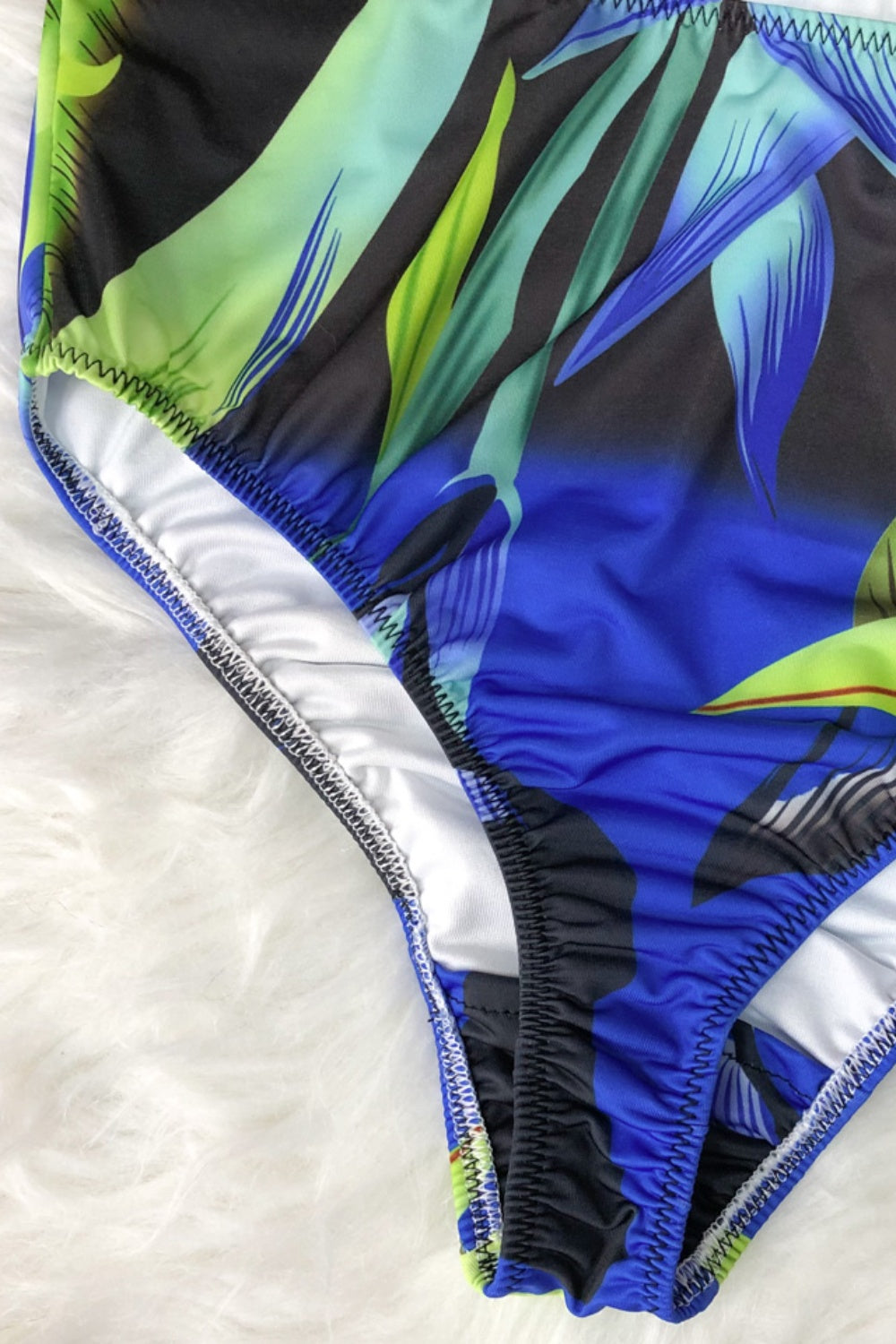 Halter Neck One-Piece Swimwear