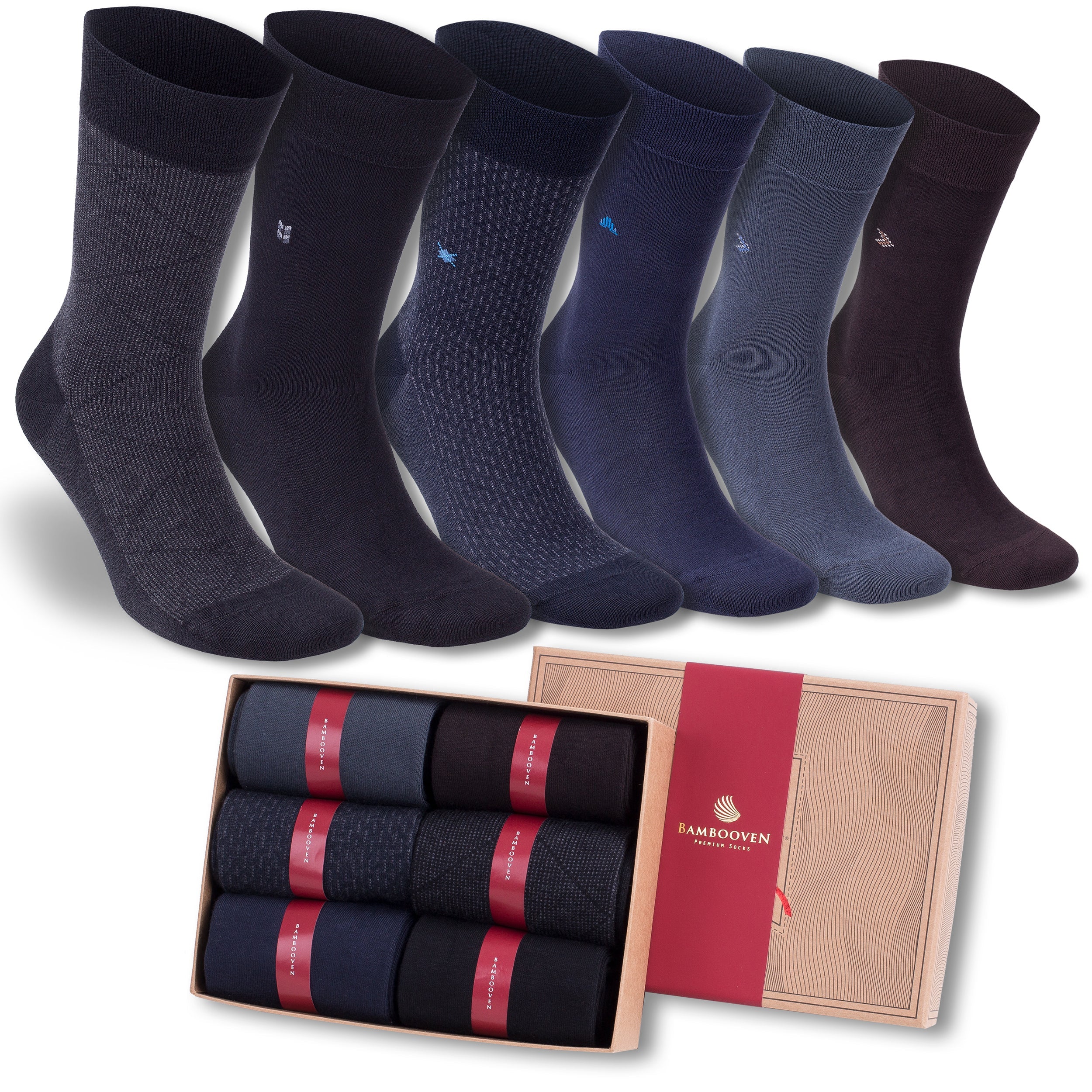 Men’s Bamboo Dress & Trouser Socks 544 | 6-Pack