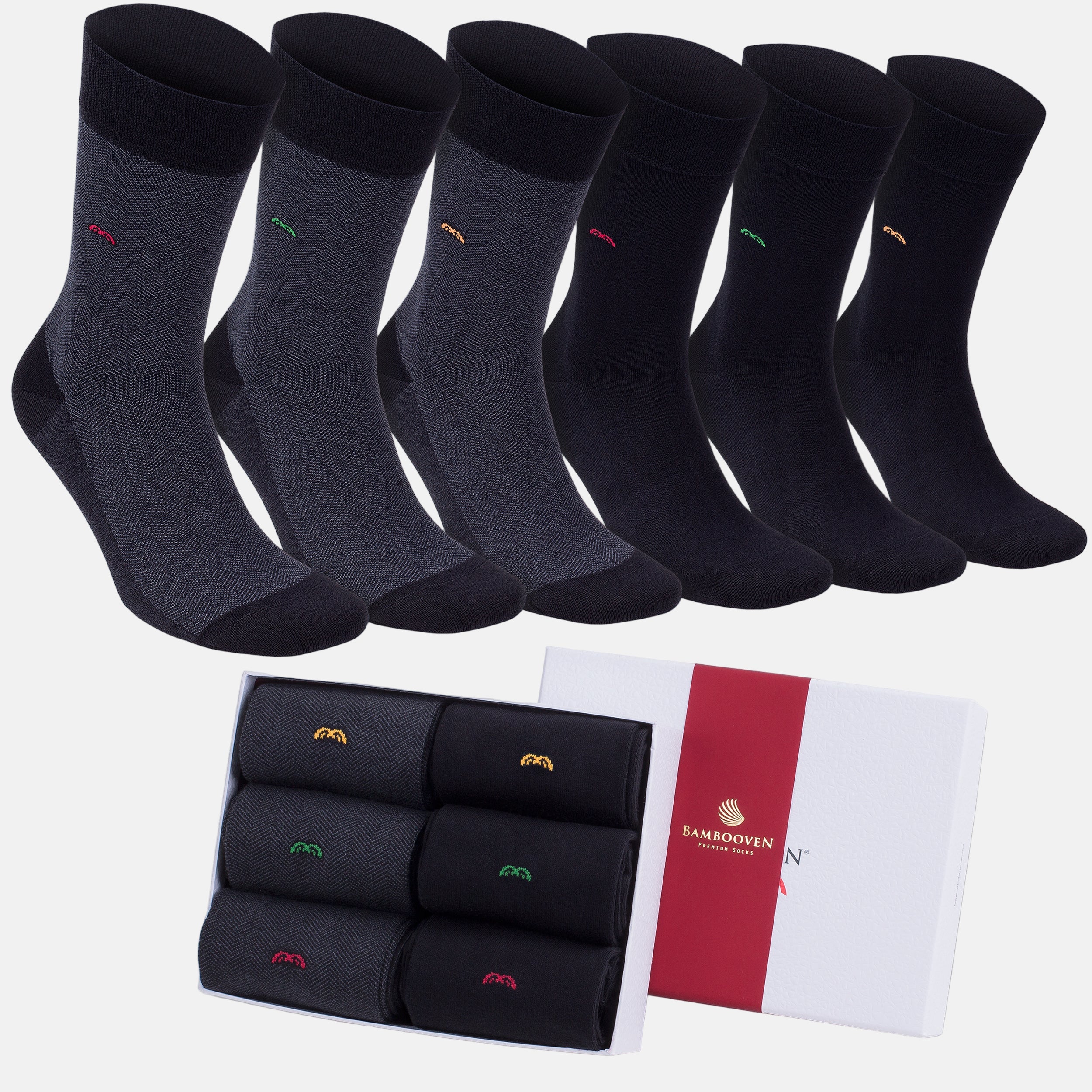 Men’s Bamboo Dress & Trouser Socks 623 | 6-Pack
