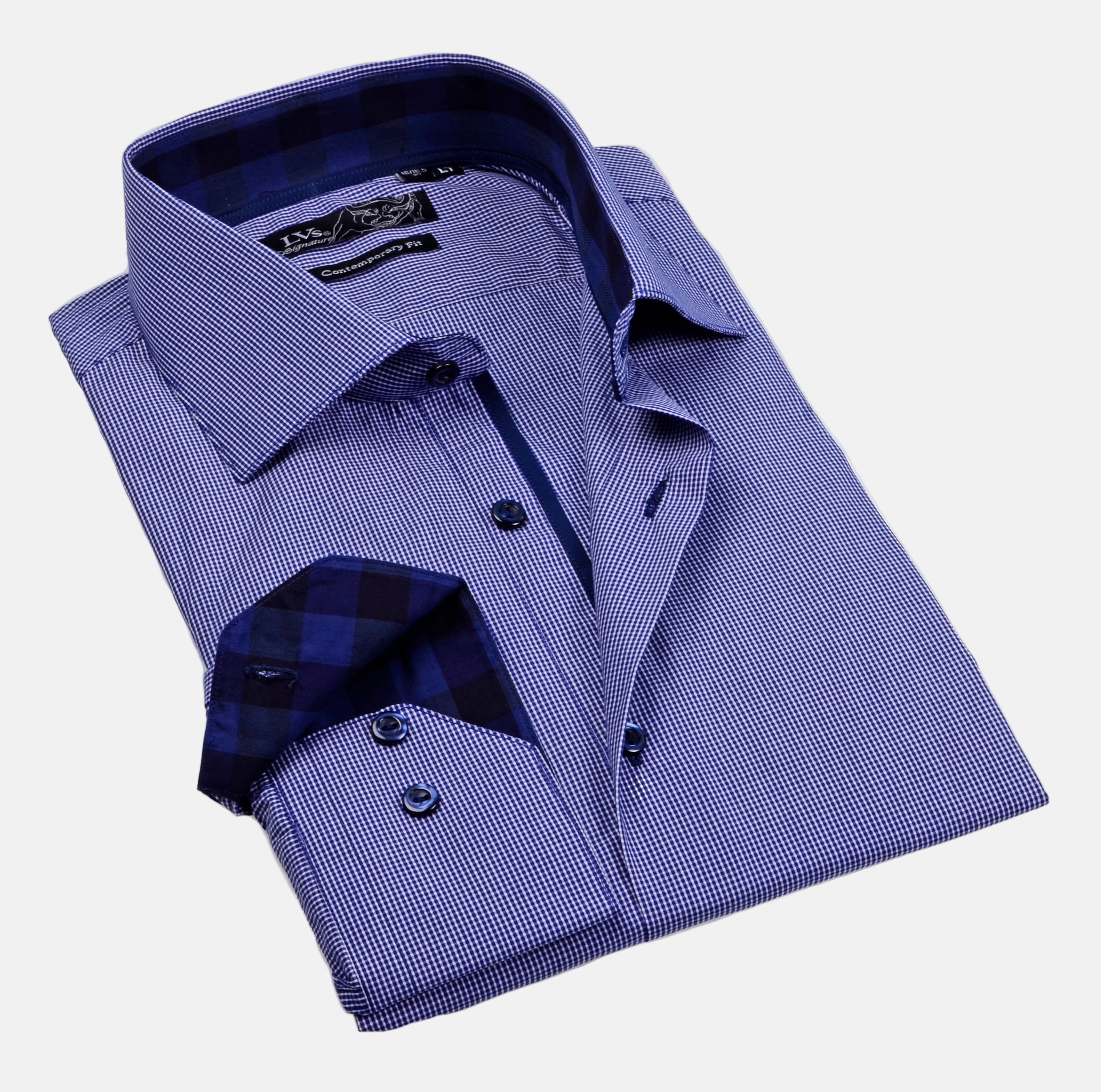 Big & Tall Shirt with Contrast Details
