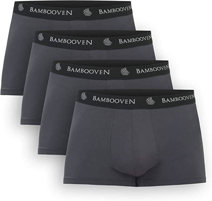 Men’s Bamboo Trunks with Pouch | 4-Pack