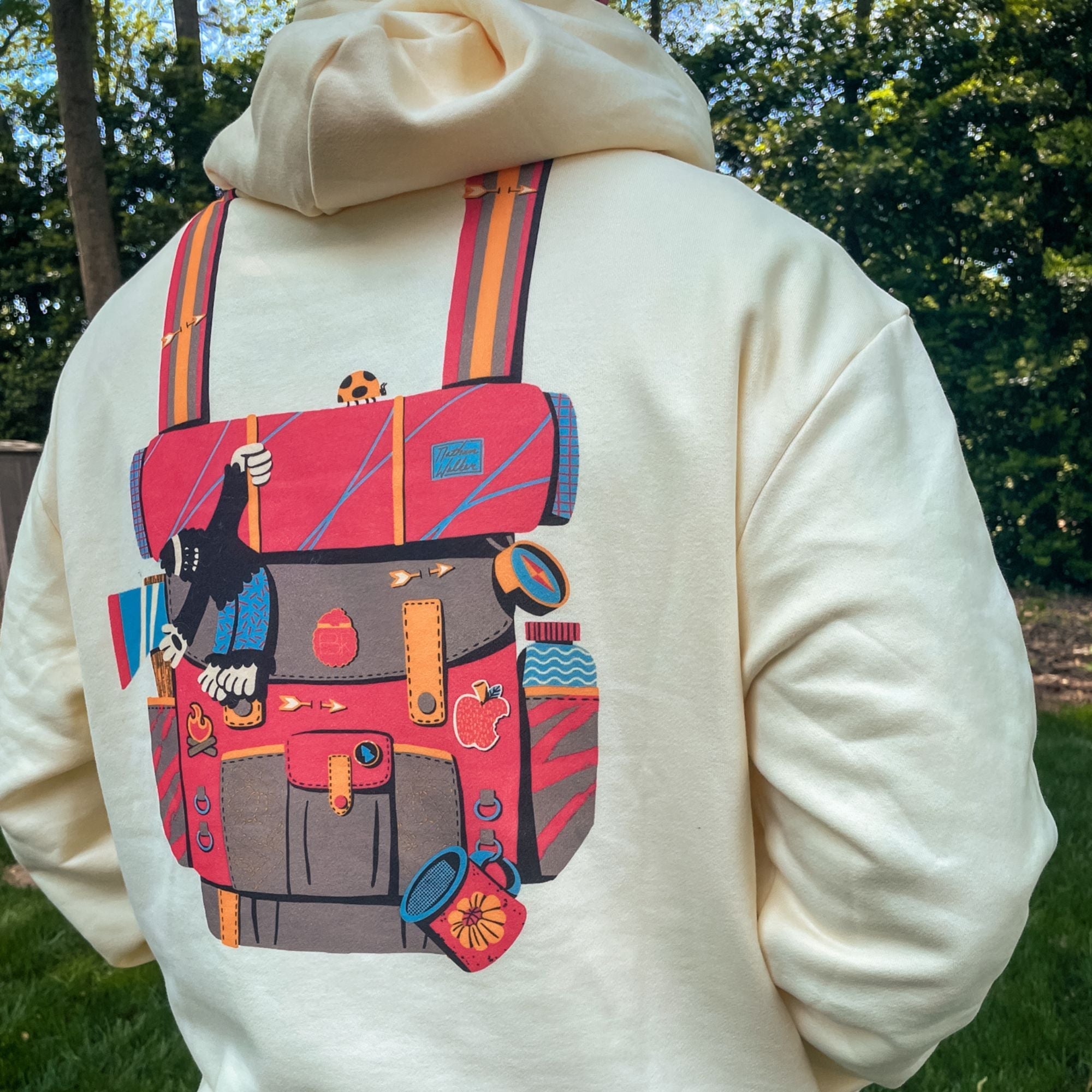 Bigfoot Backpack Hoodie