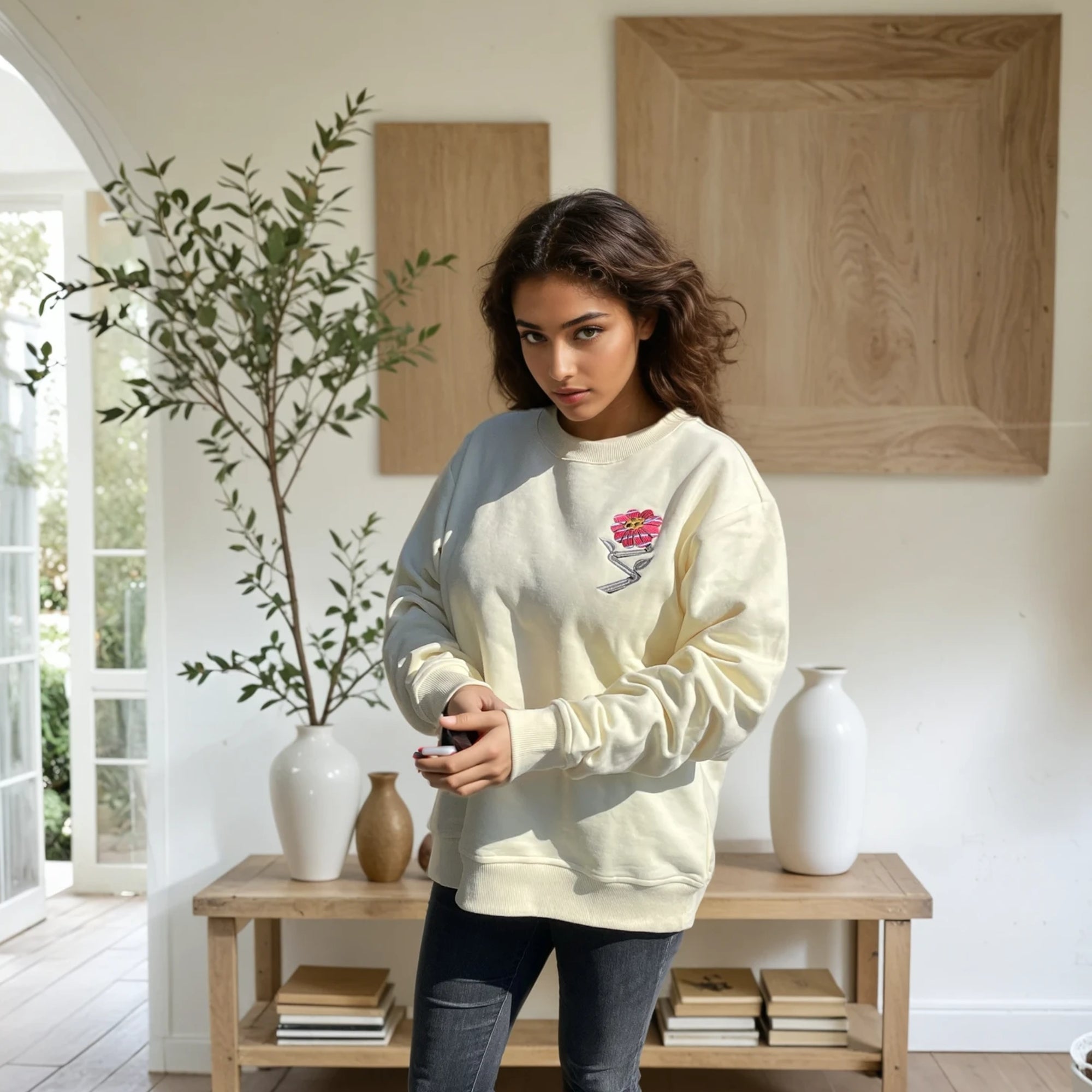 Bigfoot Found a Flower Sweatshirt