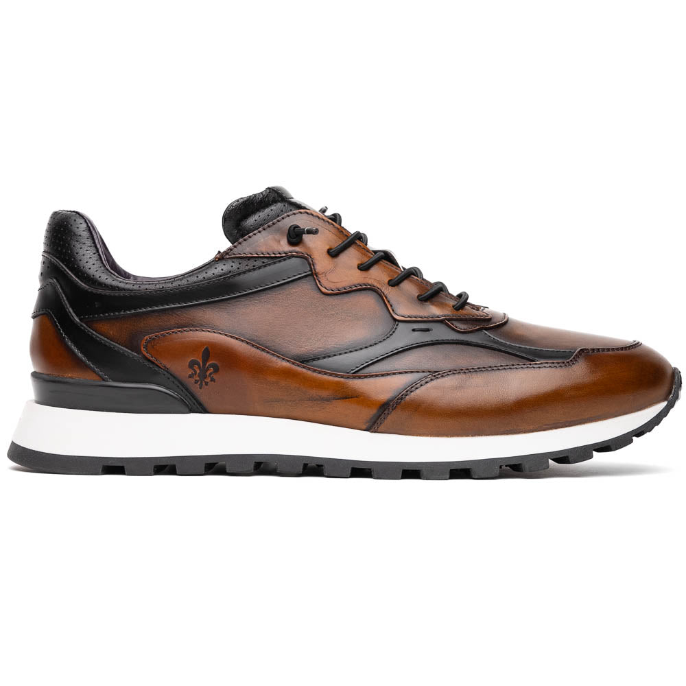 Bravo Hand Finished Trainer | Cognac/Black