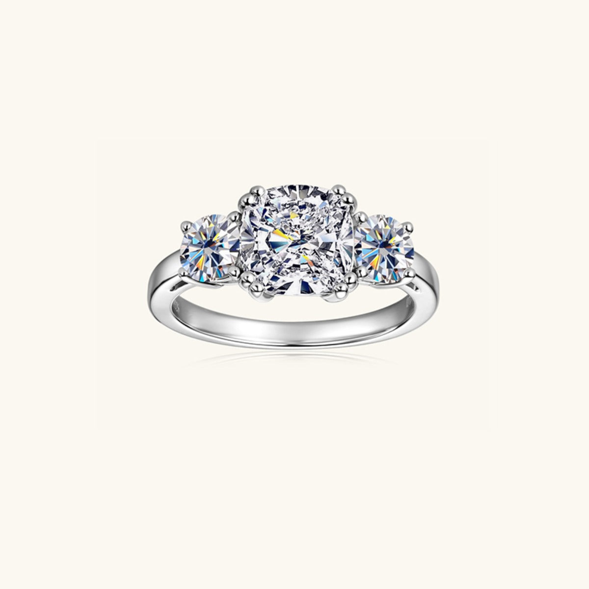 Moissanite Engagement Ring