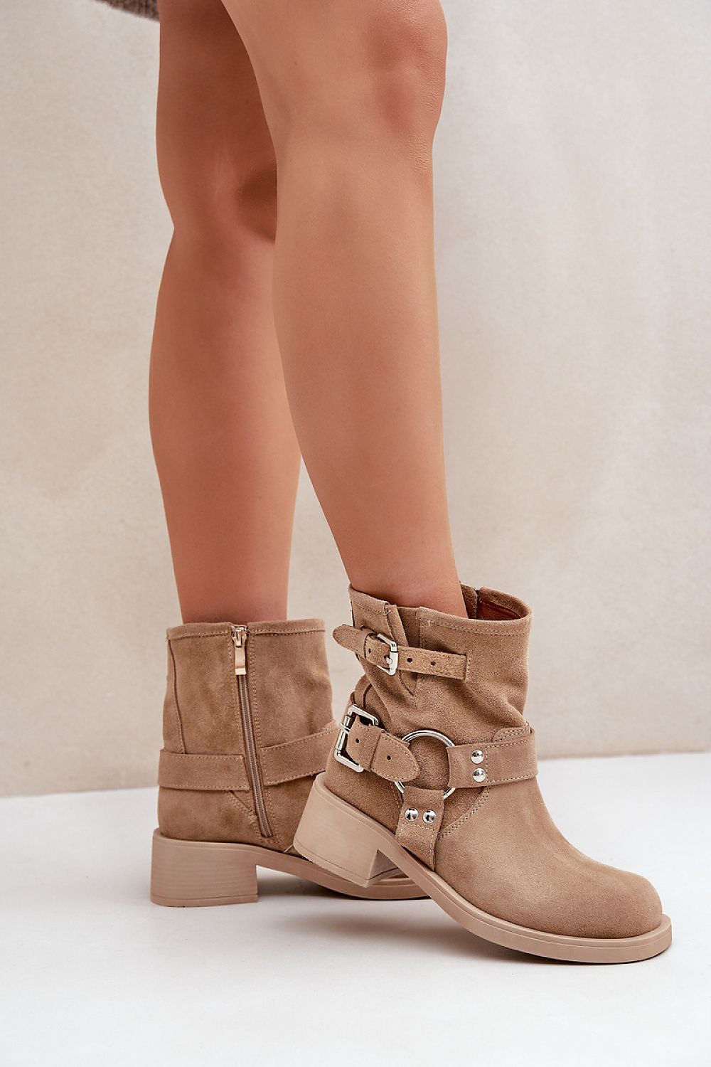 Ankle Boots with Buckles