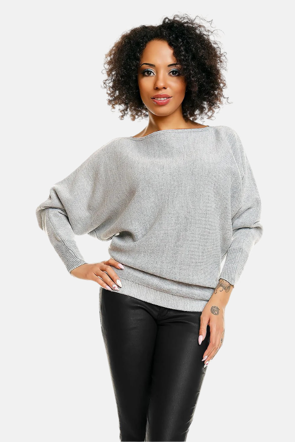 Bat style blouse model 84282 PeeKaBoo