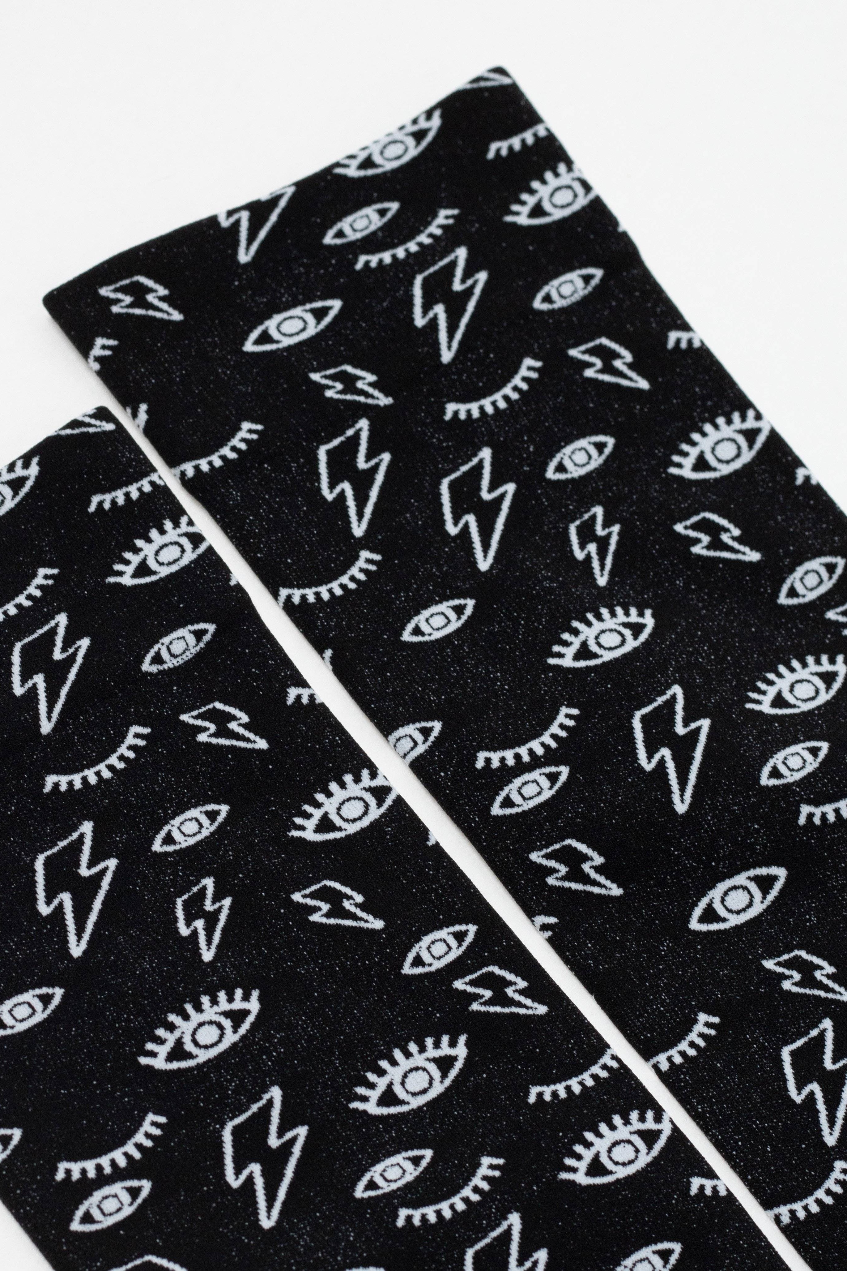 Eyes & Moon Socks Conte Fantasy