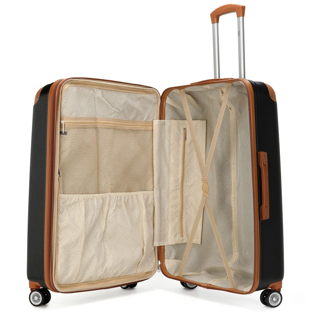 Collins 3-Piece Expandable Retro Luggage Set