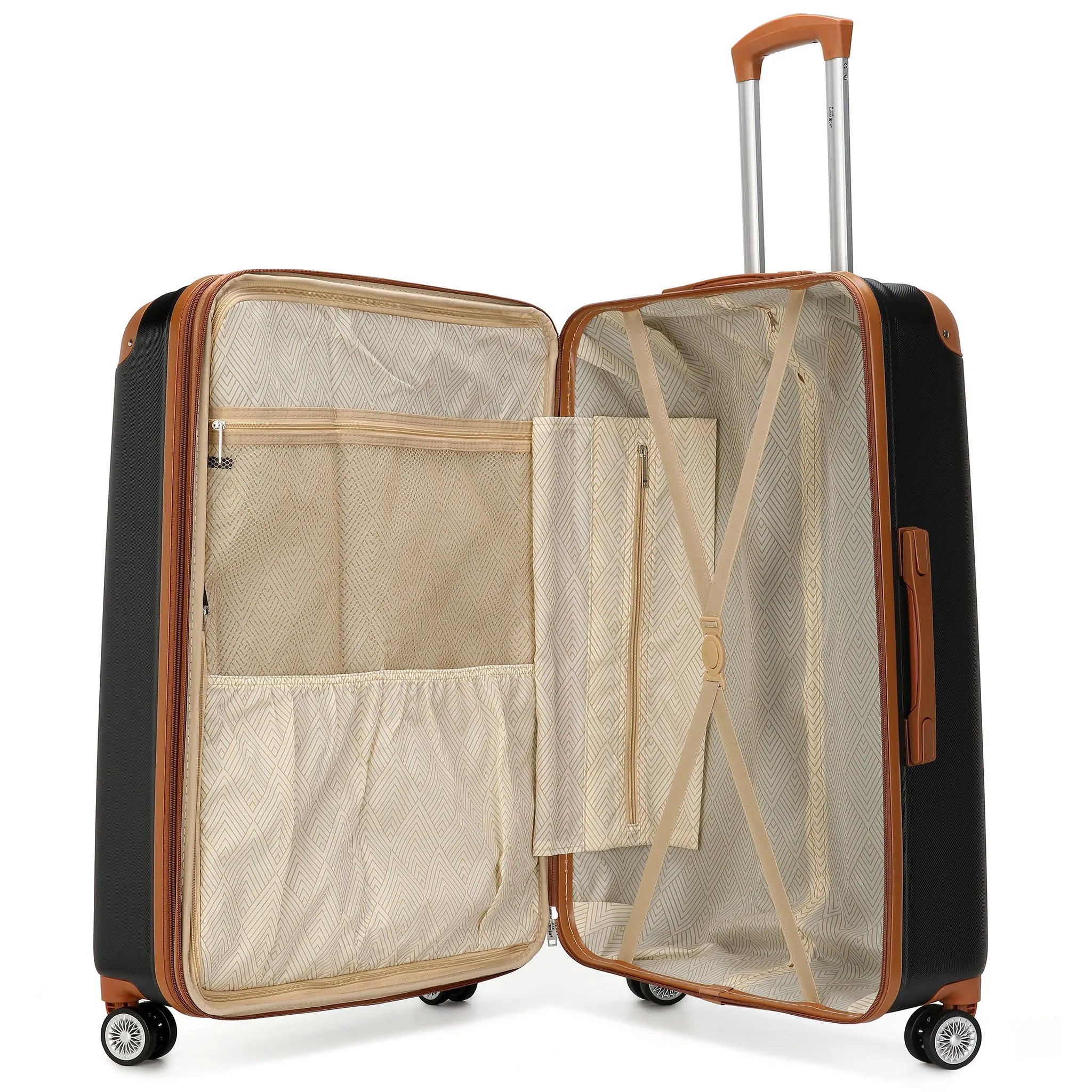 Collins 3-Piece Expandable Retro Luggage Set