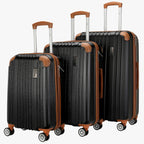 Collins 3-Piece Expandable Retro Luggage Set