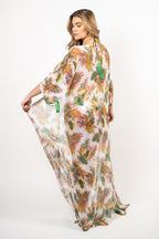 Rouched Sleeves Coverup