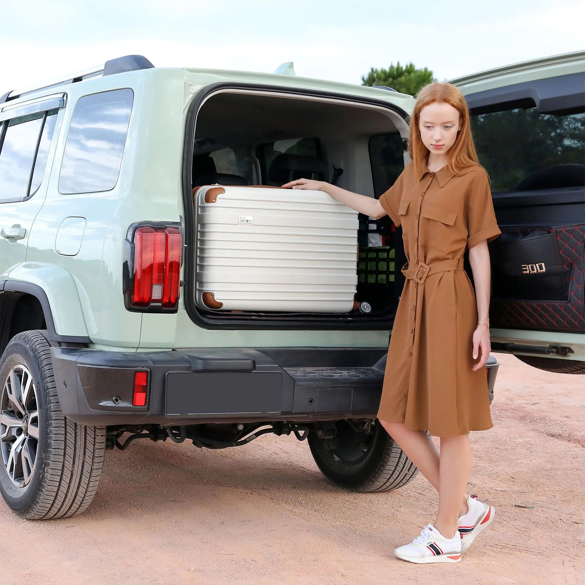Collins 3-Piece Expandable Retro Luggage Set