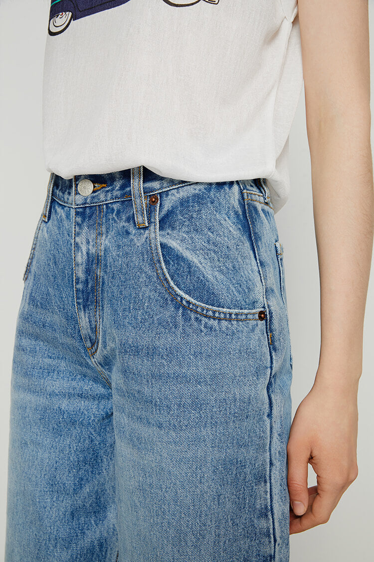 80'S Utility Loose Jeans | HJ128