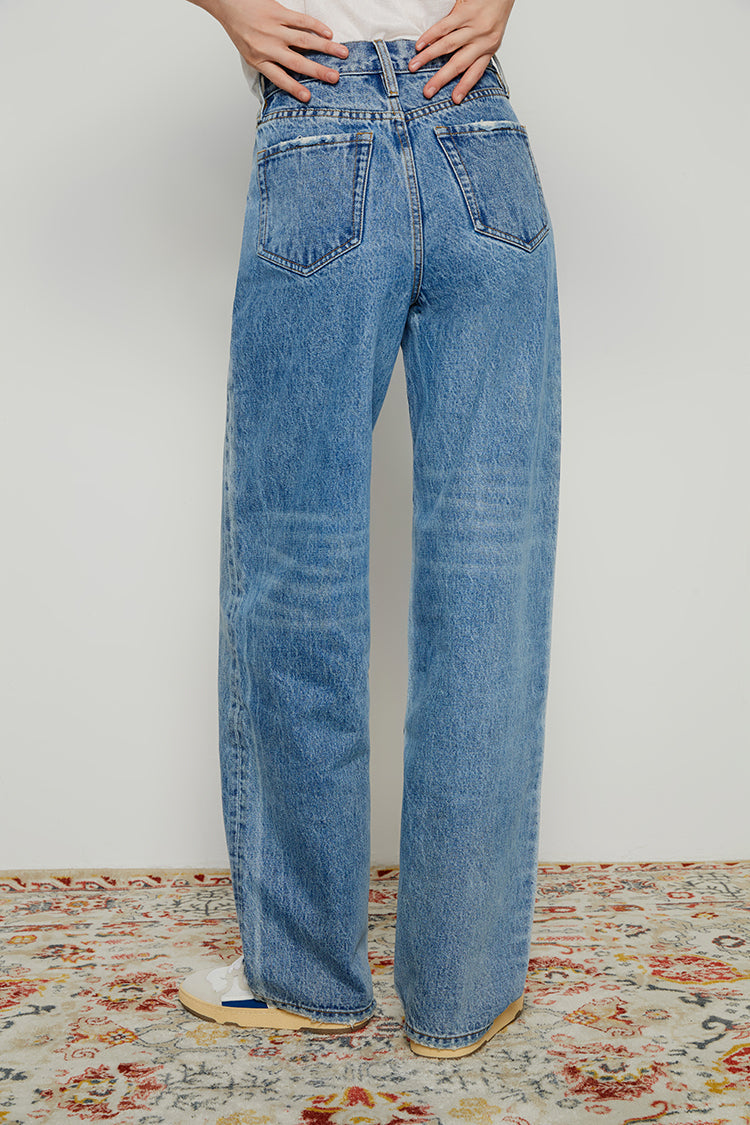 80'S Utility Loose Jeans | HJ128