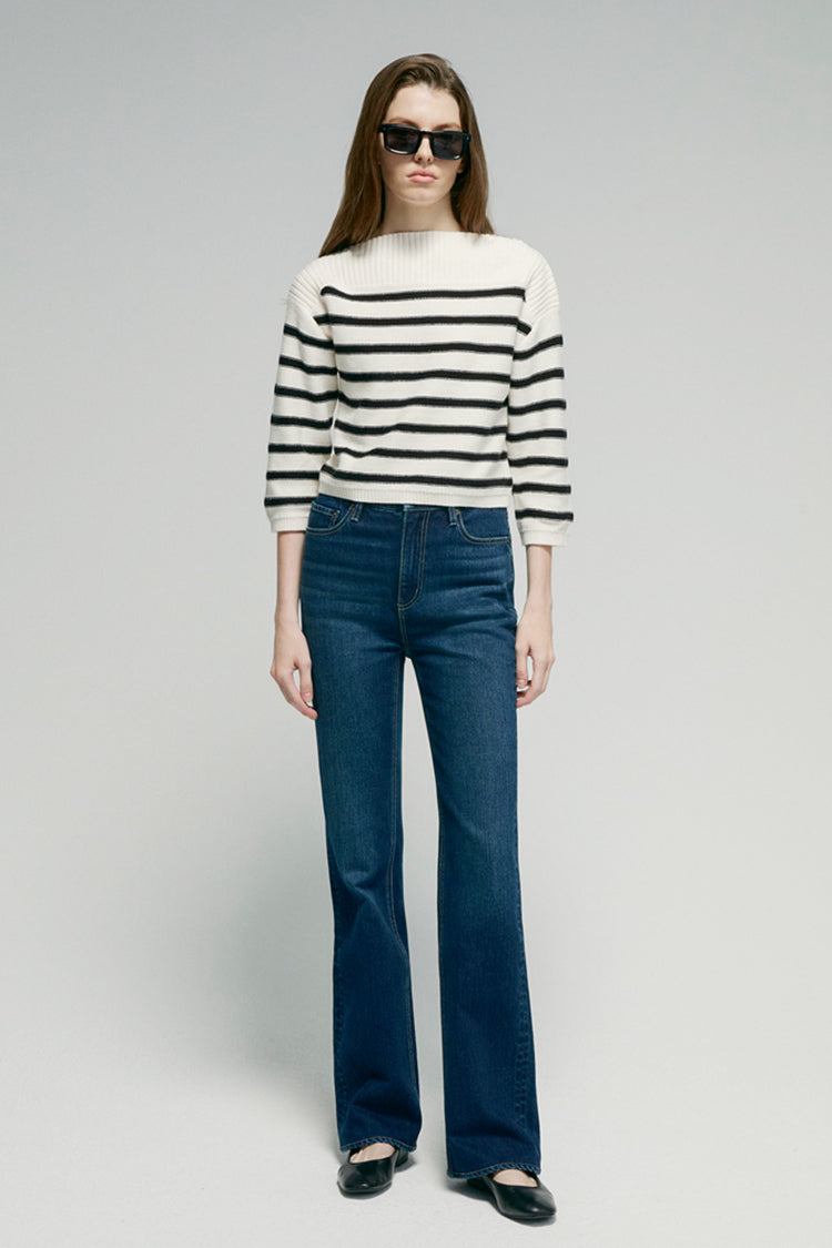Barbara High Rise Bootcut Jeans | HJ004