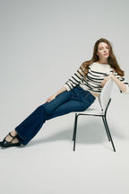 Barbara High Rise Bootcut Jeans | HJ004