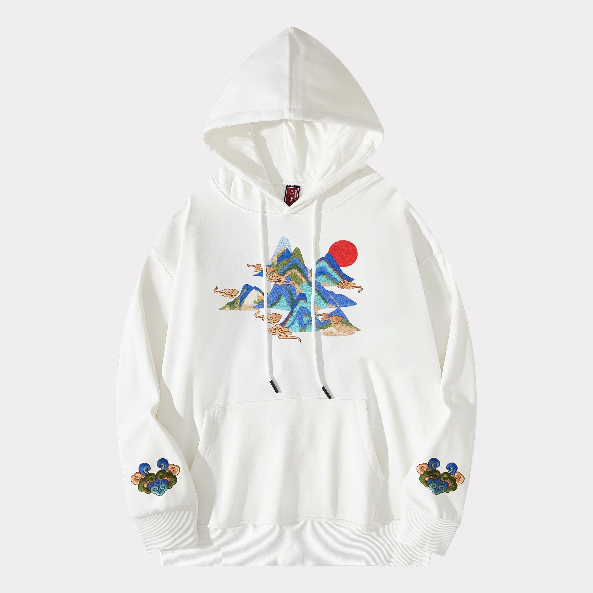 Mountains Embroidery Hoodie | KH9232