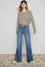 Angeles High Rise Baggy Jeans | HJ103