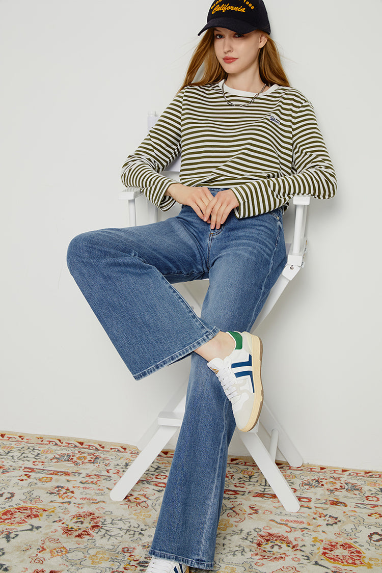 Angeles High Rise Baggy Jeans | HJ103