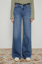 Angeles High Rise Baggy Jeans | HJ103