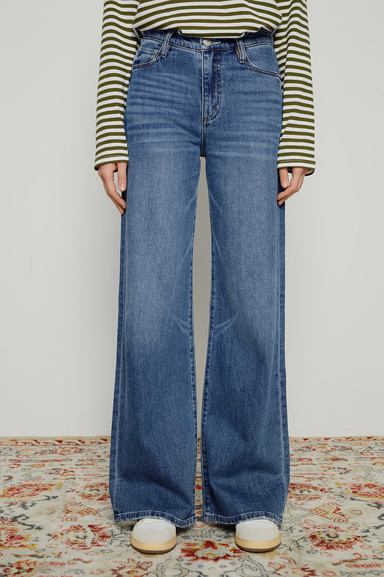 Angeles High Rise Baggy Jeans | HJ103