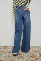 Angeles High Rise Baggy Jeans | HJ103