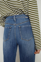 Angeles High Rise Baggy Jeans | HJ103