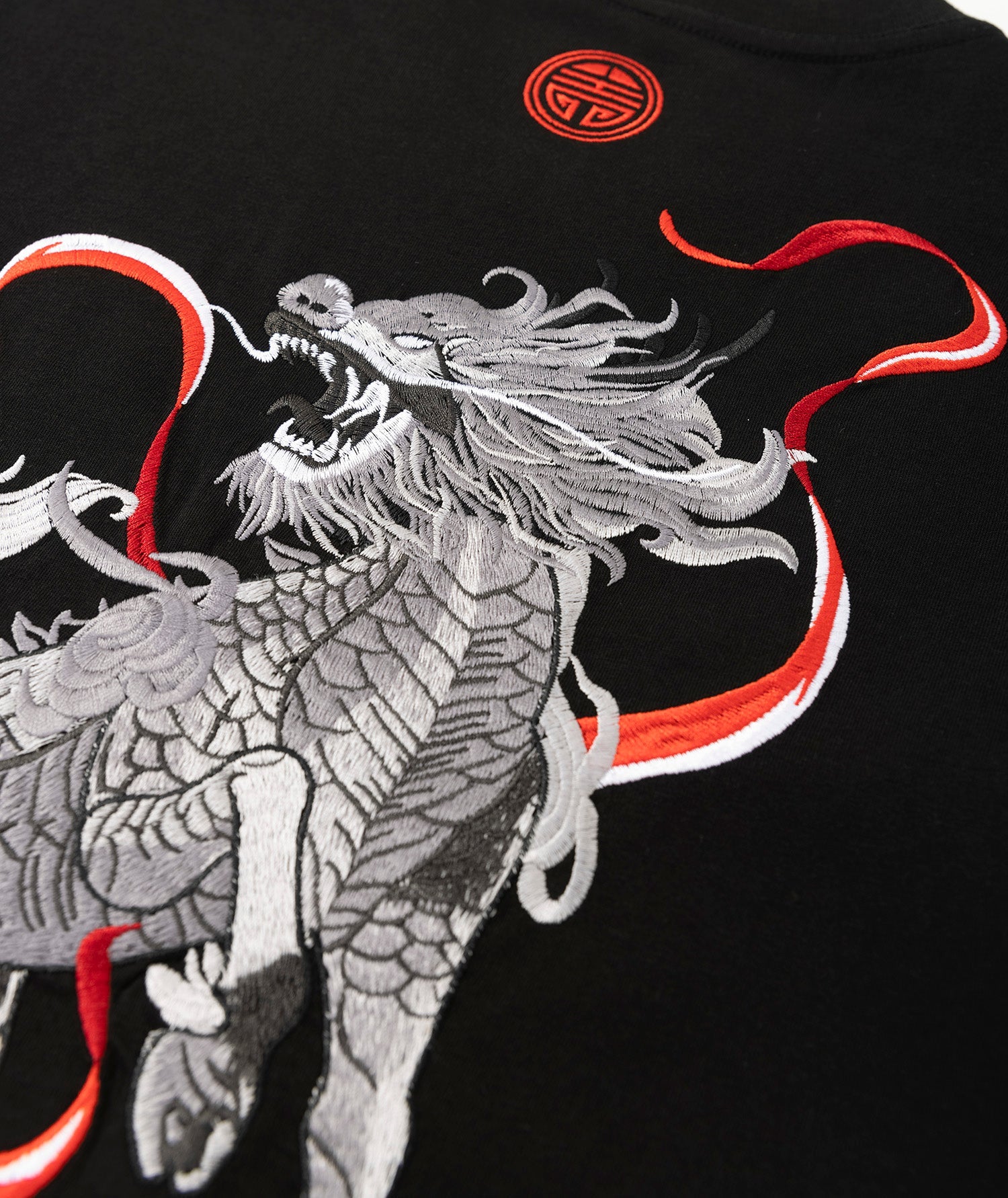 KH755 Raging Kirin Embroidery Tee