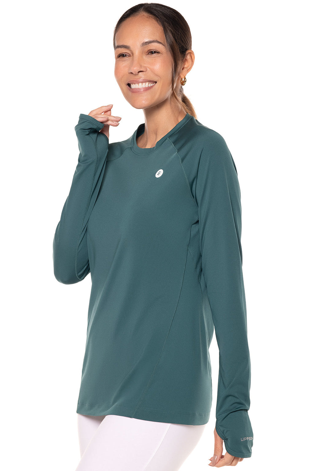 Women's Devi Long Sleeve Fitness T-Shirt | Midnight Green