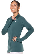 Women's Devi Long Sleeve Fitness T-Shirt | Midnight Green
