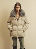 Firelady Fur Women's Fur-Trim Down Parka | Detachable Fox Fur Hood & 90% White Goose Down Fill “Frost Wild”