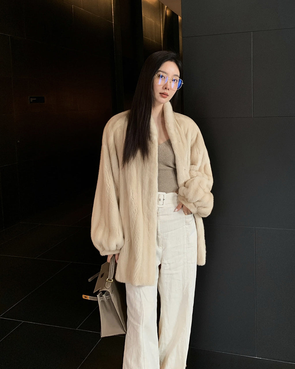 Meteor Variations Sable Fur Coat
