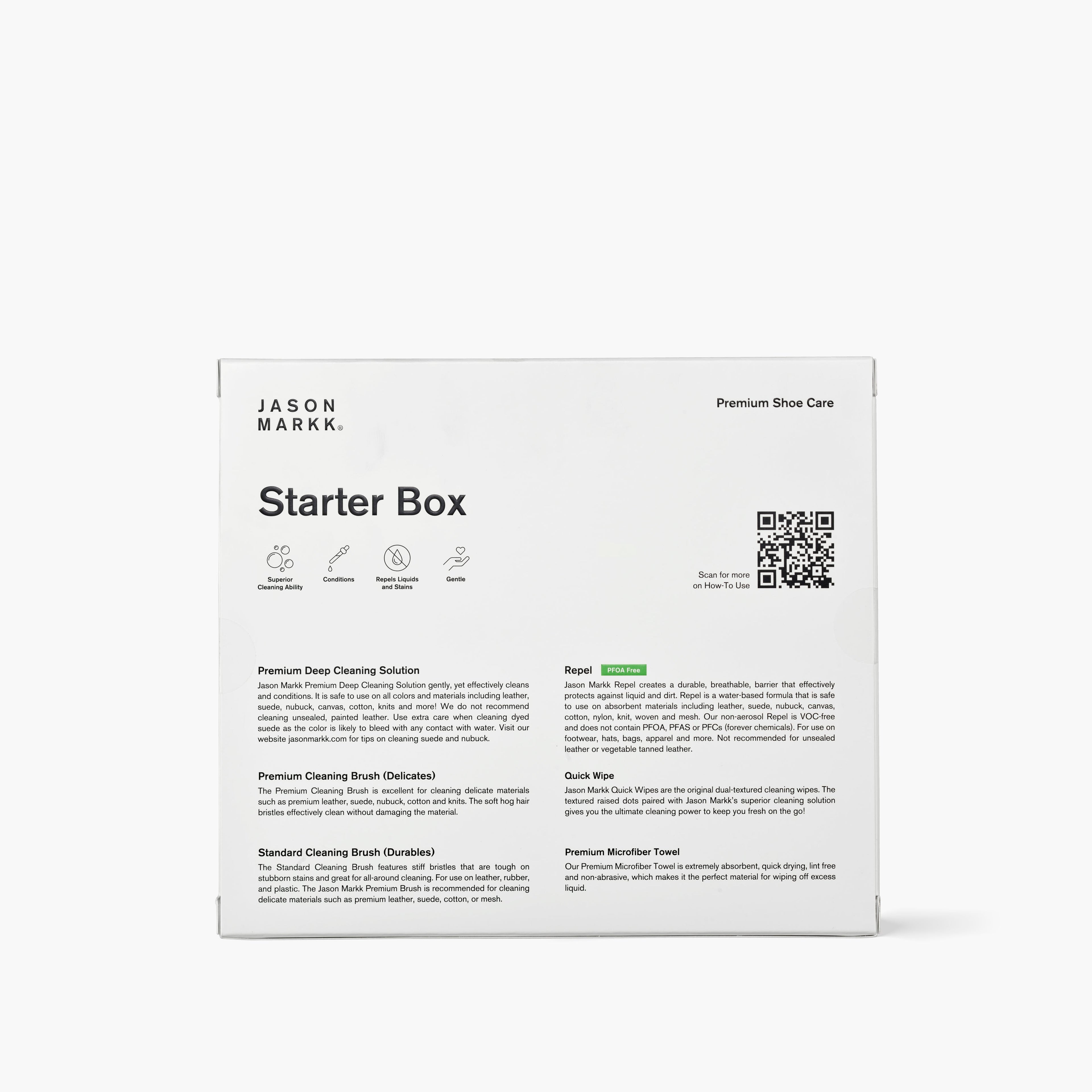 Jason Markk Shoe Care Deep Cleaning Starter Box