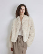 Fireladyfur Tuscan Sheepskin Coat ‘Morning Mist Fairy’