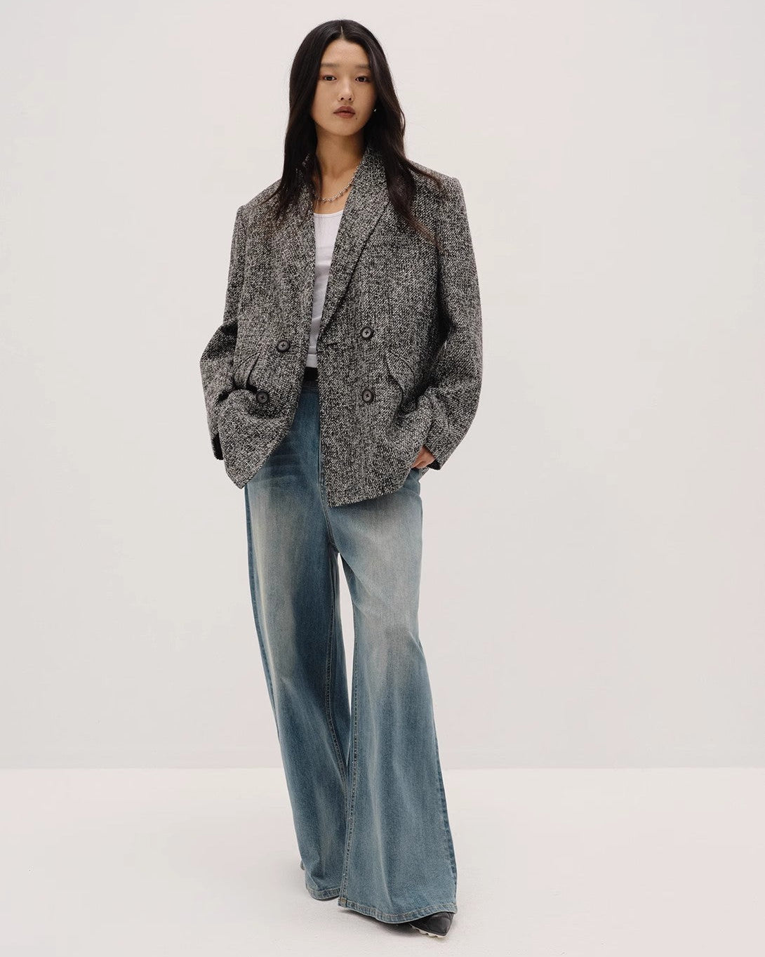 ‘Long Night Meteor’ Limited Edition Italian Yarn Tweed Suit Jacket