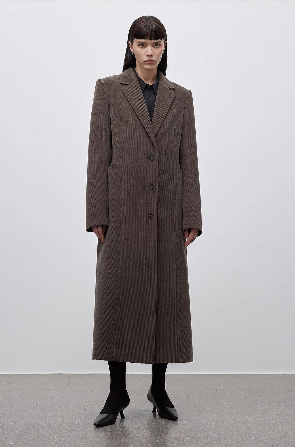 Corduroy Three-Dimensional Pocket Waist Coat