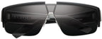 Living Sunglasses | Polished Black & Grey Lens