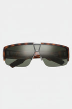 IVI Living Sunglasses Polished Classic Tortoise | Green Grey Lens