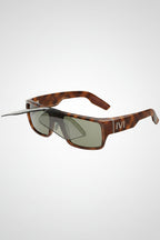 IVI Living Sunglasses Polished Classic Tortoise | Green Grey Lens