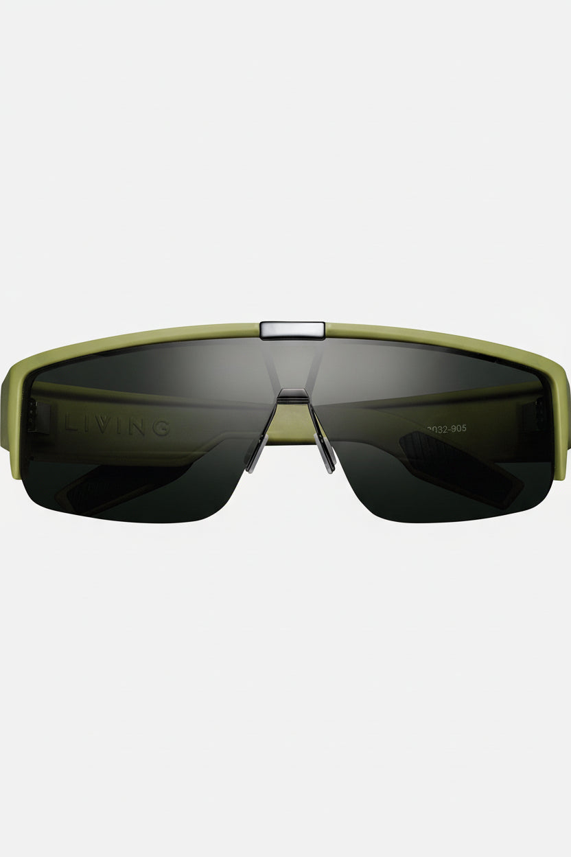 IVI Living Sunglasses Matte Olive | Green Grey Lens