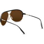 Division Sunglasses Polished Black | Gold/Bronze
