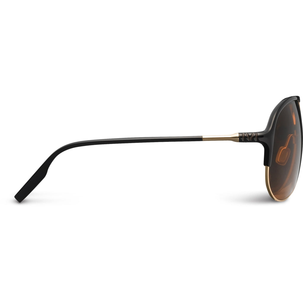 Division Sunglasses Polished Black | Gold/Bronze