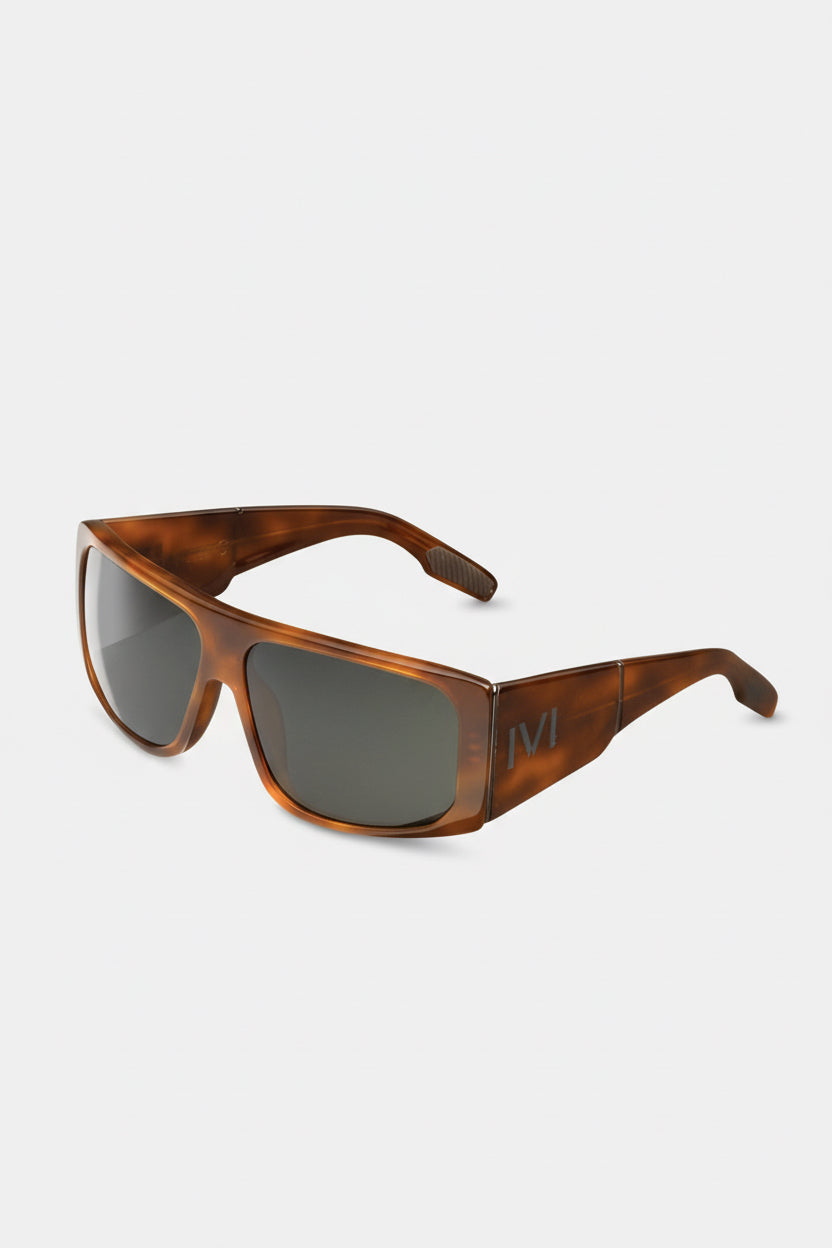 Jiving Sunglasses | Polished Classic Tortoise + Green Grey Lens