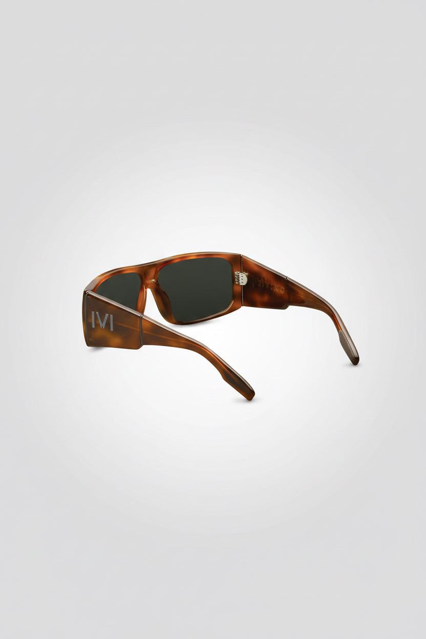 Jiving Sunglasses | Polished Classic Tortoise + Green Grey Lens