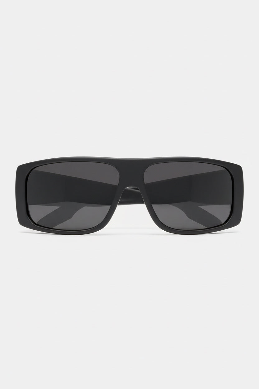 Jiving Sunglasses | Polished Black + Grey Lens