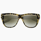 Dusky Sunglasses Polished Tigers Eye with Brushed Gold | Bronze Gradient Lens